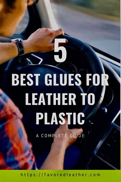 best glue for leather to plastic|More.